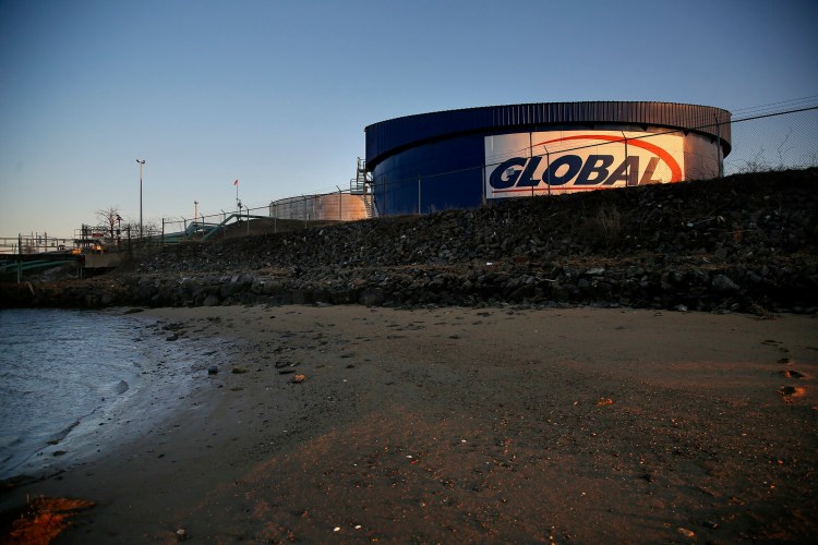 Global Partners LP has agreed to pay fines and upgrade its petroleum storage facilty on the Fore River after being charged with violating the Clean Air Act for more than a decade.