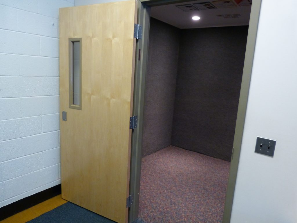 A seclusion room, also called a “quiet” room, at Harpswell Community School, is at issue with a mother who says both her sons have spent time in the room she claims is dangerous.