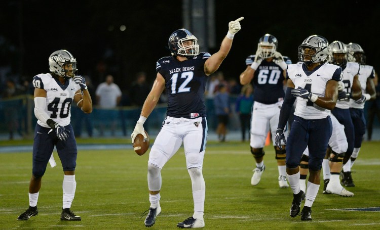 Drew Belcher, a former tight end at the University of Maine, signed a free-agent contract with the Arizona Cardinals after the NFL draft was complete on Saturday.