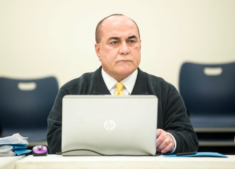 Reza Namin, superintendent of School Administrative District 49, shown earlier this year at a school board meeting, has resigned after nearly a year on the job.