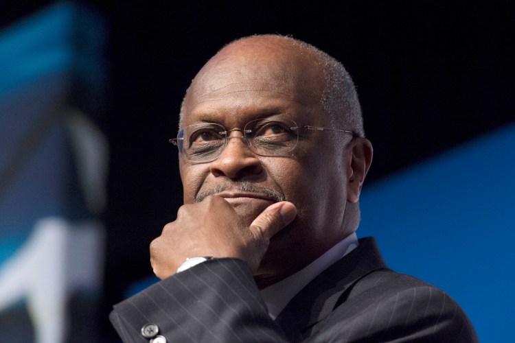 Four Senate Republicans said this month that they oppose the nomination of Herman Cain to the Federal Reserve's seven-member board. Cain is no longer a candidate for the board, the president tweeted Monday.
