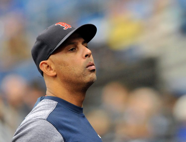 Alex Cora: 'I have talked to MLB and I'll leave it at that.' 