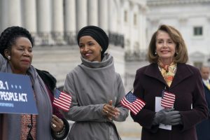 Nancy Pelosi, Ilhan Omar, Sheila Jackson Lee
