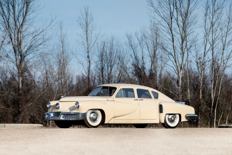 Tucker No. 1028 was sold at auction for $1.8 million to Tim Stentiford, who intends to make it the centerpiece of his new museum/showroom. The car is one of just 51 Tucker automobiles ever made. 