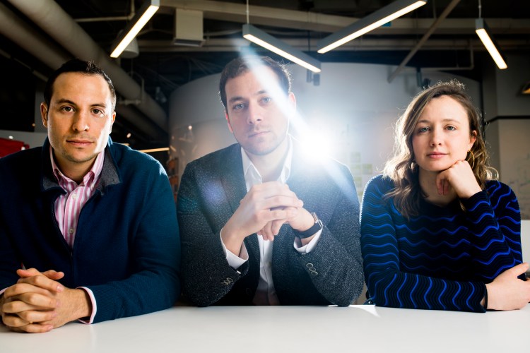 The founders of Legacy, a sperm-freezing company based at the Harvard Innovation Labs in Cambridge, Mass., include Daniel Madero, head of clinic partnerships; Khaled Kteily, chief executive; and Sarah Steinle, head of marketing. 