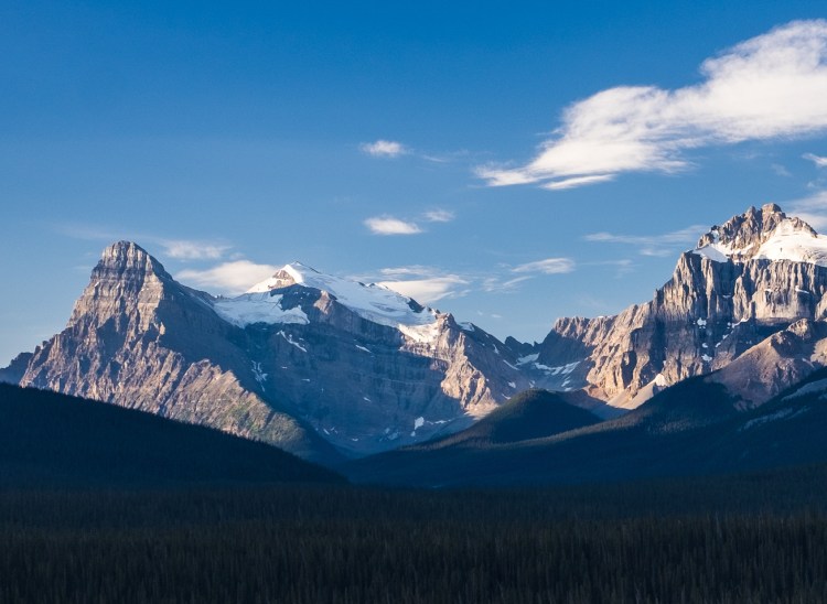 Howse Peak from Jasper National Park, Alberta, Canada