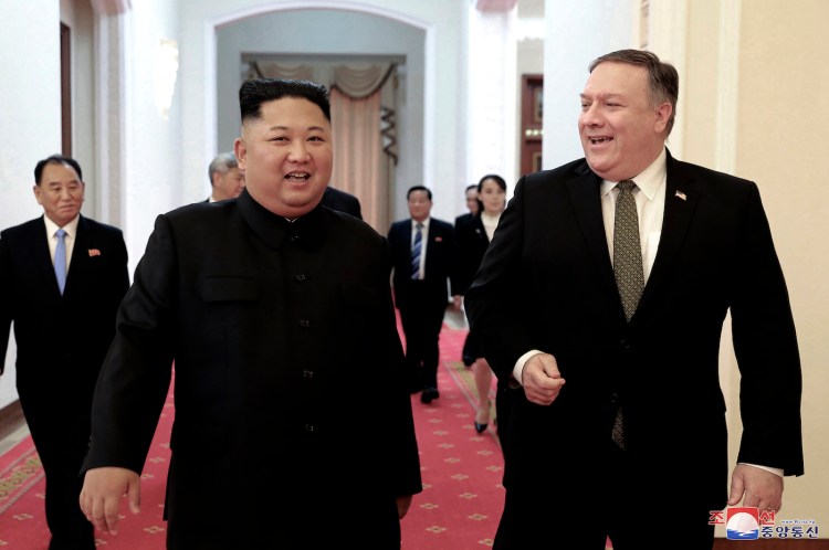 On April 18, North Korea said it wanted Secretary of State Mike Pompeo to be replaced in nuclear talks, hours after it announced a weapons test.