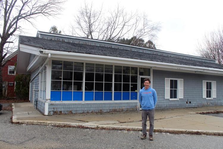 Mike Friedland, owner of Willard Square Home Repair, plans to turn the former Cumberland Farms property on Ocean House Road in Cape Elizabeth into a new business called The Lumbery.