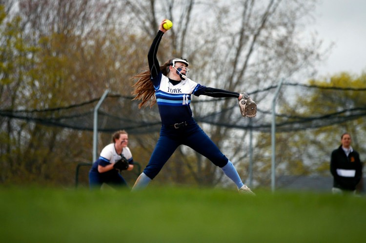 Pitching or scoring, Abby Orso was the key player Monday as York improved to 8-2 and made up for an earlier loss by defeating Cape Elizabeth on the road, 3-0. 