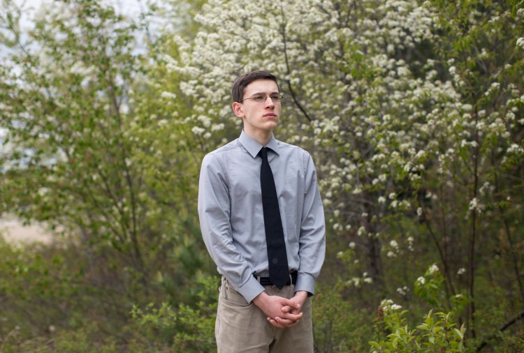 Marcus Ratz has continued to excel at Massabesic High School in Waterboro and volunteer in the community after his father died of an opiate overdose during Marcus' junior year. 