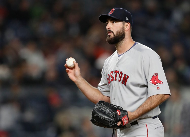 Brandon Workman, a member of the 2013 Red Sox championship team, has been a key arm out of the bullpen for Boston this season.