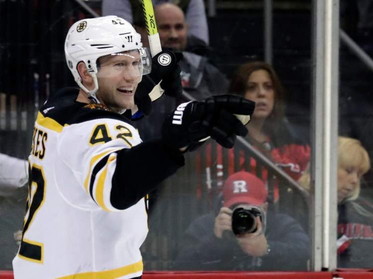 David Backes of the Bruins will face his former team when the Bruins host the St. Louis Blues Monday in Game 1 of the Stanley Cup finals.