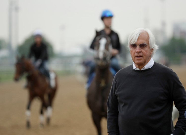 Trainer Bob Baffert has three entries in Saturday's Kentucky Derby – Game Winner, Improbable and Roadster.
