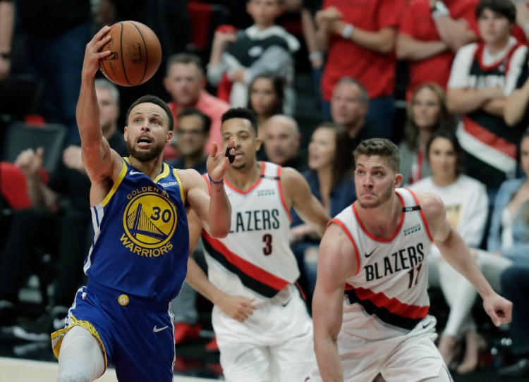 Stephen Curry and the Golden State Warriors clinched their fifth straight Western Conference title on Monday and will have 10 days off before the NBA finals.