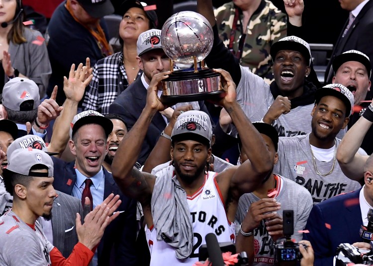 Kawhi Leonard and the Toronto Raptors did plenty of celebrating after winning the Eastern Conference finals but it is now time to get back to work. The Raptors will take on the Golden State Warriors in the NBA finals starting Thursday.