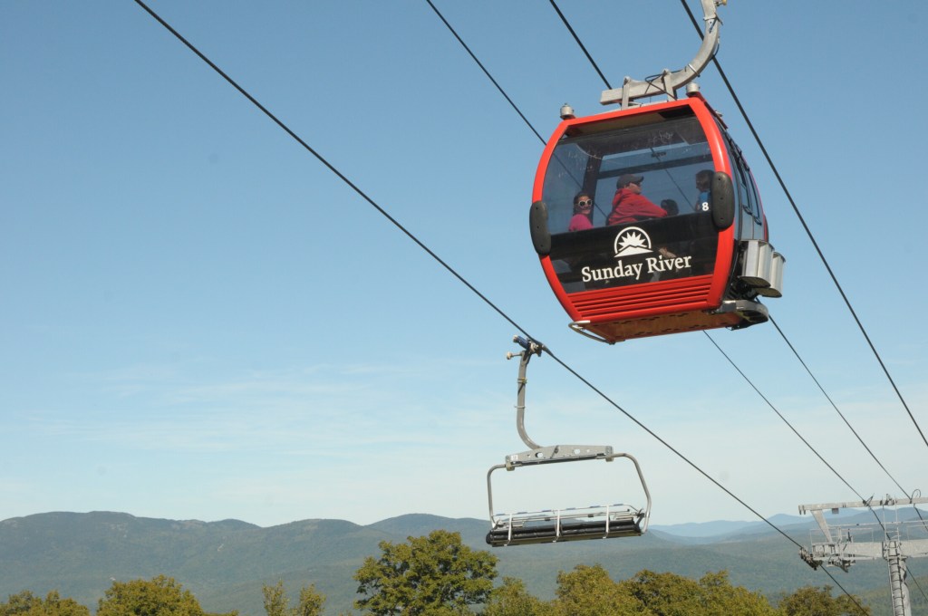 View Finder: Chondola Ride at Sunday River
