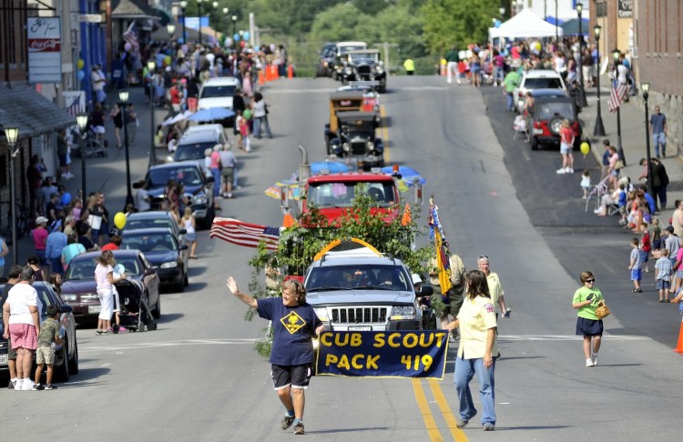 The Madison-Anson Days Parade files down Main Street in Madison on Aug. 27, 2011. 
