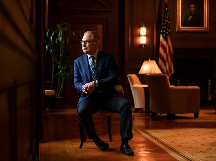 The Environmental Protection Agency watchdog suggests trying to recover some of the money spent by former EPA administrator Scott Pruitt, shown in his office at EPA headquarters, for travel. 