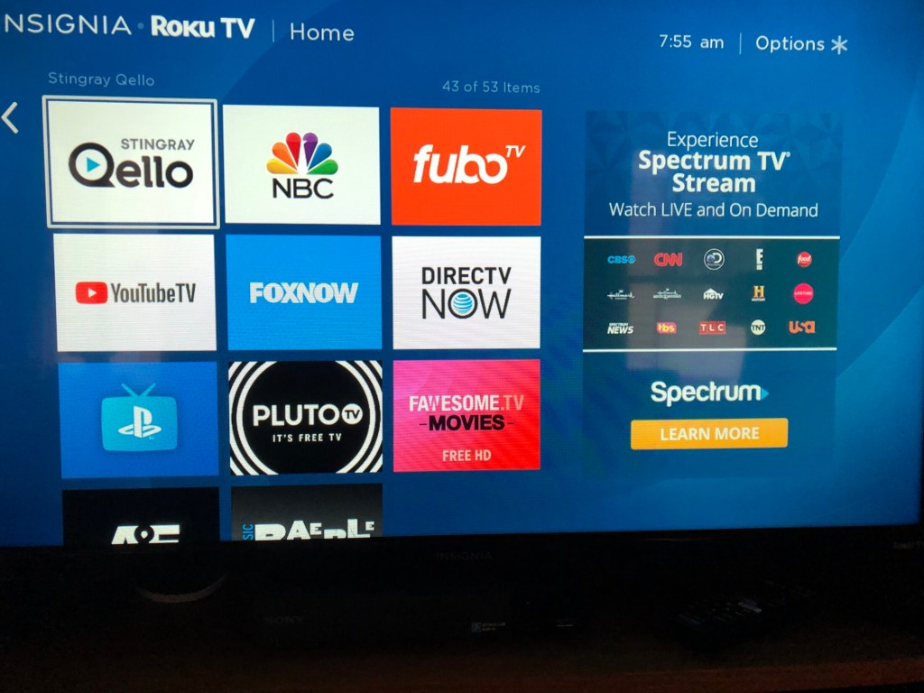 Fubo, YouTubeTV, DirectTVNow and Playstation Vue (bottom left) are among the streaming services you can watch on your TV to get live local sports. Most allow you to use the service for a month at a time, cancelling and restarting whenever you want. 