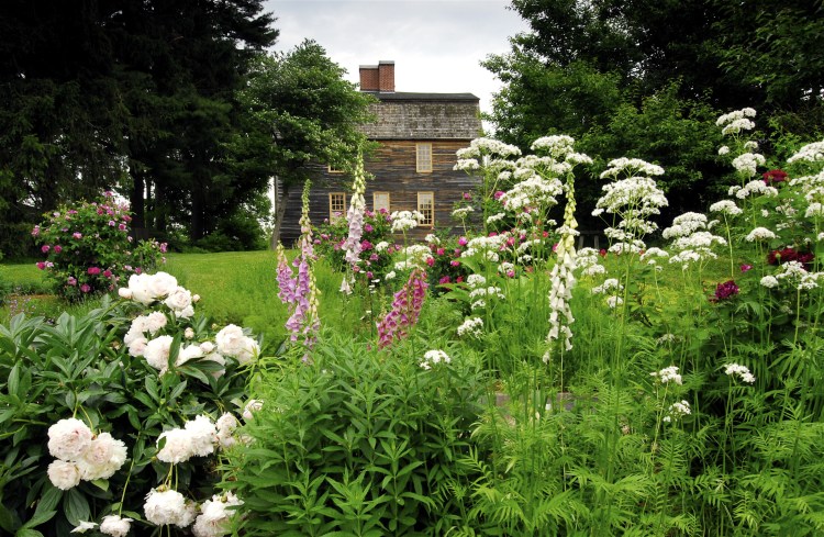 The gardens at the Tate House in Portland have been re-created through old family records and findings at an archaeological dig.