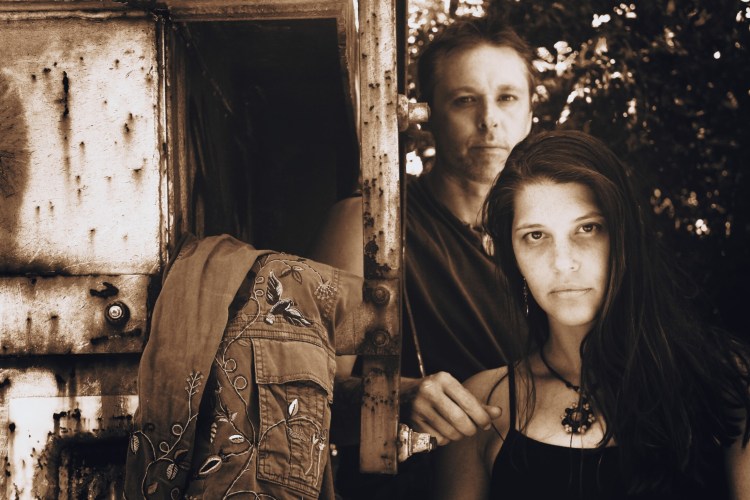 Ryan Flaherty, left, and Erika Stahl of the band Muddy Ruckus.