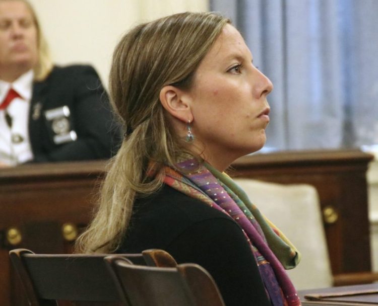Former Kennebunk High School teacher Jill Lamontagne was acquitted by a jury last year on sex charges involving a student. She now plans to sue the school district.