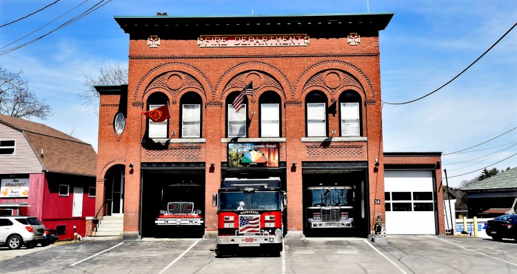 The century-old Skowhegan Fire department building on Tuesday, April 24, 2018. Planning for a new public safety building for the police and fire departments is progressing after voters approved the project by a plurality of votes on Election Day and by a majority after a ranked choice voting count.