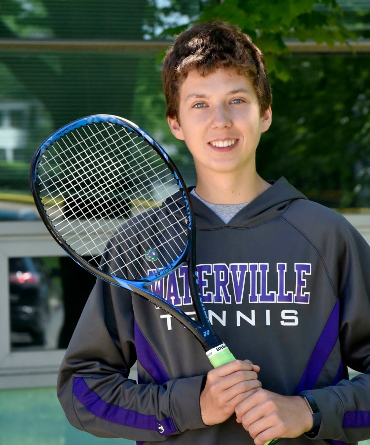 Waterville's Charlie Haberstock is the Morning Sentinel Boys Tennis Player of the Year