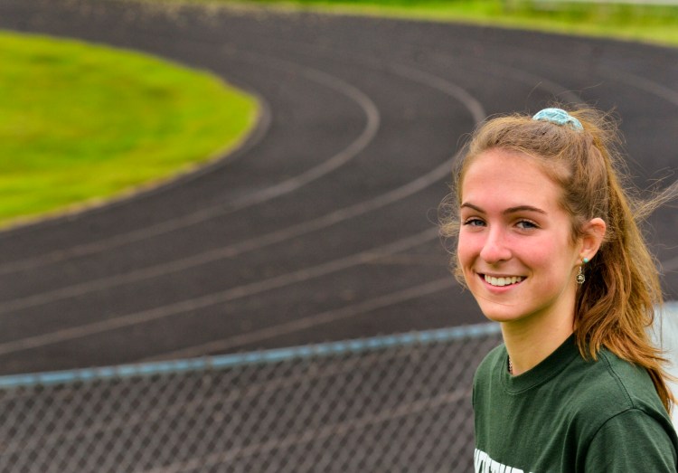 Winthrop's Jillian Schmelzer is the Kennebec Journal Girls Track and Field Athlete of the Year.