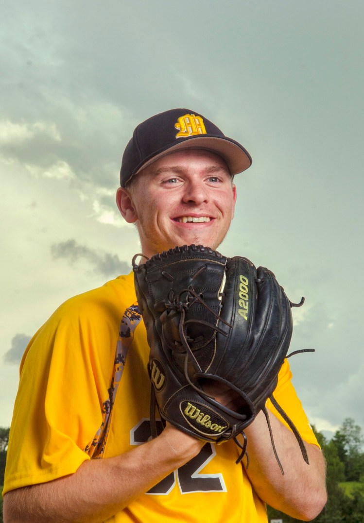 Maranacook pitcher Jay Lauter is the Kennebec Journal Baseball Player of the Year.