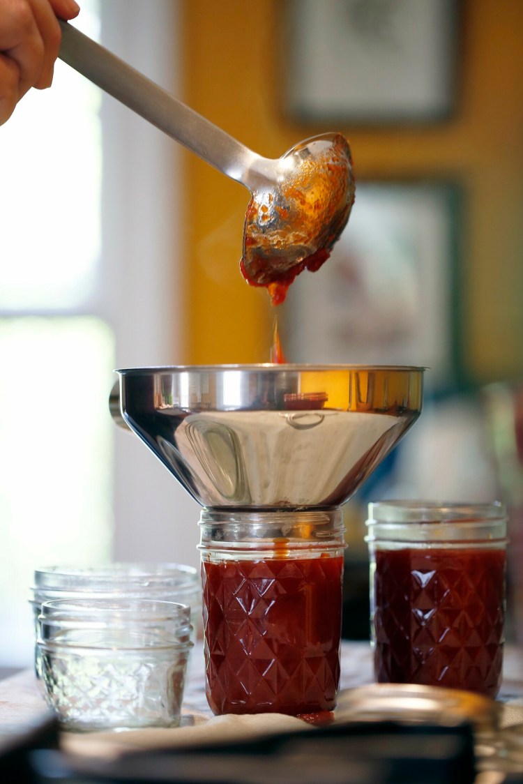 Making your own ketchup means one less single-use plastic bottle in your fridge. 