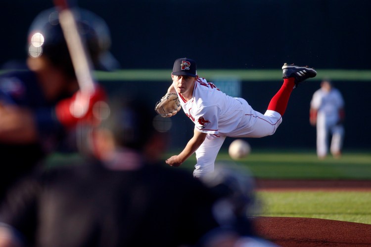 Matt Kent pitched seven innings, allowing three runs (two earned) on six hits, while striking out four and walking one against the New Hampshire Fisher Cats on Monday at Hadlock Field. Portland won, 8-4.