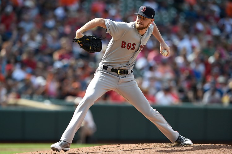 Boston's Chris Sale struck out 10 in six innings and the Red Sox beat the Baltimore Orioles 7-2 on Saturday in Baltimore.