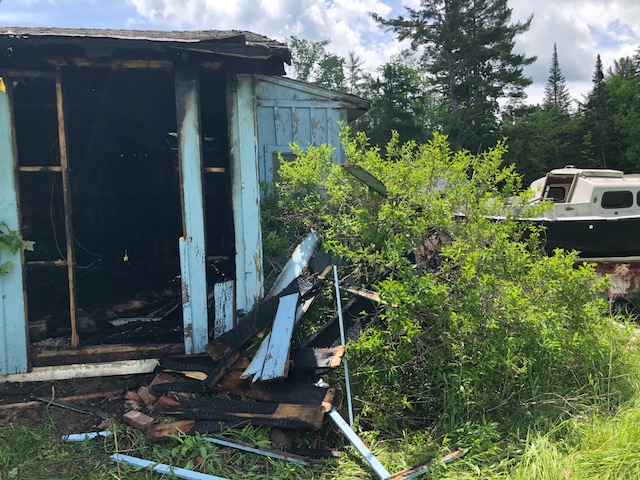 The town-owned building that burned early Sunday morning on U.S. Route 2 in Pittsfield has not been occupied for at least a few years, according to Pittsfield Fire Chief Bernard Williams.