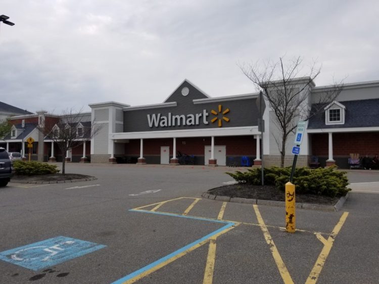 The Brunswick Walmart, located at 15 Tibbetts Drive. 