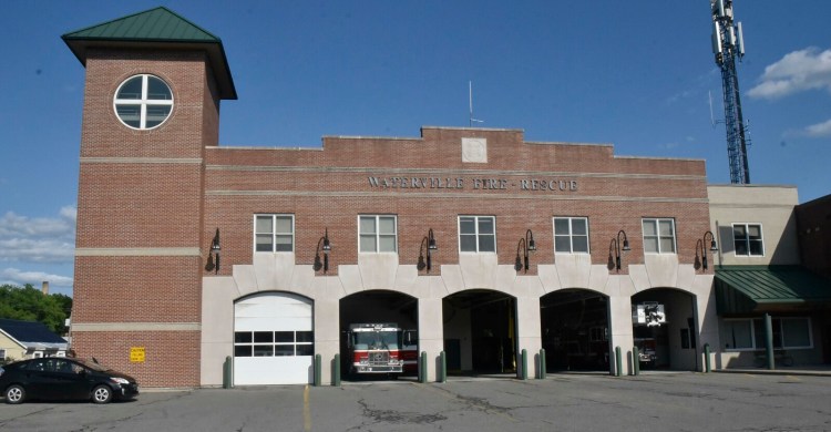 The Waterville Fire Department building, seen Monday, has a leaky roof and is in need of repairs, according to city officials. 