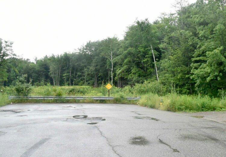 An 11-acre parcel of city-owned land at the end of the Airport Road in Waterville, seen Wednesday, will be sold to a man who says he would then re-sell part of it to a person who plans to use it for growing marijuana.