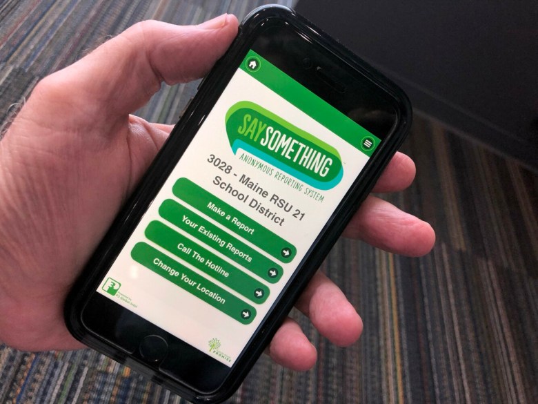 Stymie Message Anonymous reporting tool gains traction in Maine schools