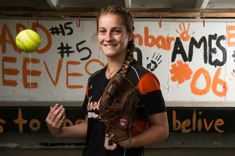 Skowhegan pitcher Sidney Ames is the Morning Sentinel Softball Player of the Year.