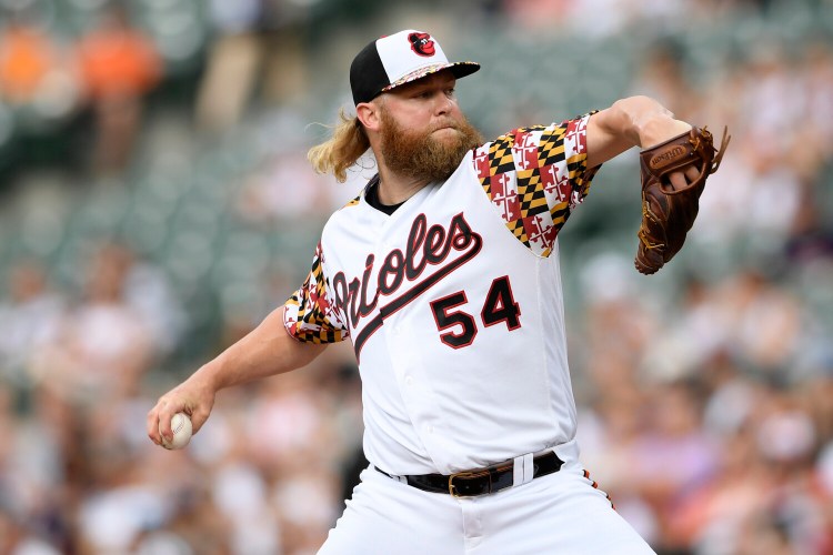 The Boston Red Sox acquired starting pitcher Andrew Cashner in a trade on Saturday. Cashner is 9-3 in 17 starts this season. 