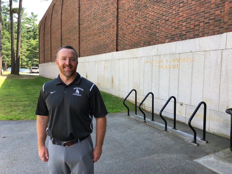 Bowdoin football coach B.J. Hammer on leave of absence