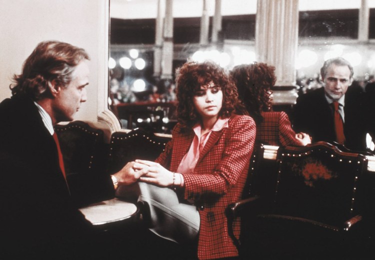Marlon Brando and Maria Schneider appear in a scene in the 1972 film "Last Tango in Paris." 