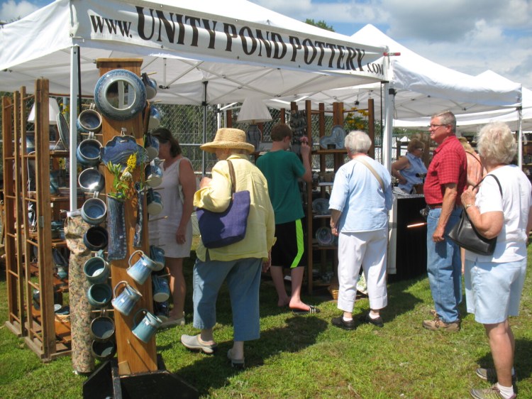 Unity Pond Pottery will be one of the many vendors displaying their wares at ART IN AUGUST, an open-air art exhibit and sale in Oquossoc Park on Thursday, August 1, 2019 from 10 AM to 4 PM. Sponsored by the Rangeley Friends of the Arts - www.rangeleyarts.org 