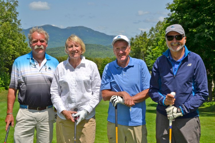 The Town of Carrabassett Valley included, from left, Jay Reynolds, Deb Bowker, Dave Cota and John Freeman.