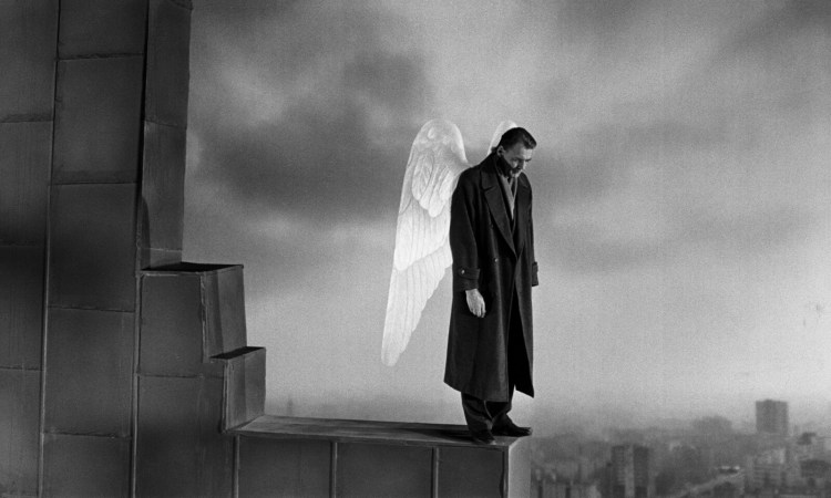 Bruno Ganz in a scene from "Wings of Desire."