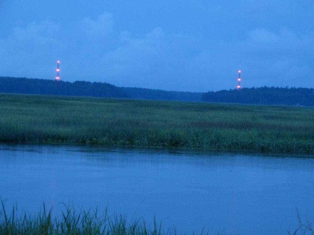 Merrymeeting Bay New CMP tower lights anger residents