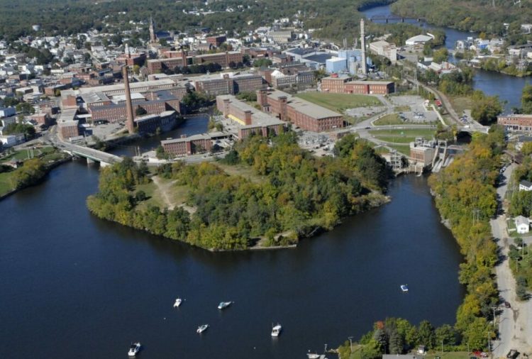 Saco Island, which lies between the downtowns of Biddeford and Saco, was the site of a proposed $40 million development that would have included a mix of apartments, a boutique hotel and a marina.