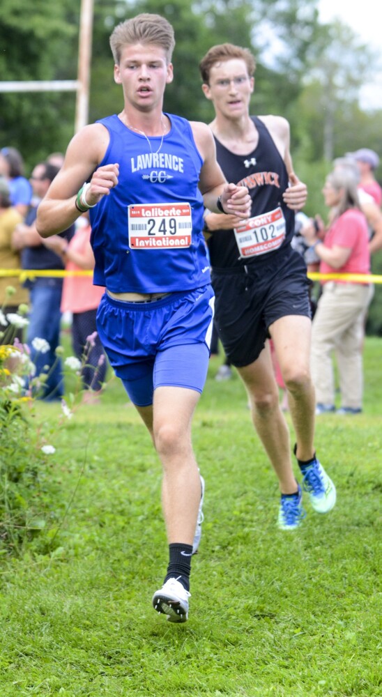 Lawrence's Josiah Webber finished 6th in the Laliberte Invitational on Aug. 30 in Augusta.