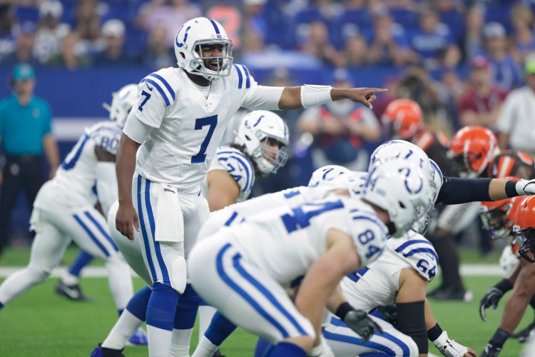 Jacoby Brissett is suddenly the top quarterback in Indianapolis after the shocking retirement of Andrew Luck.