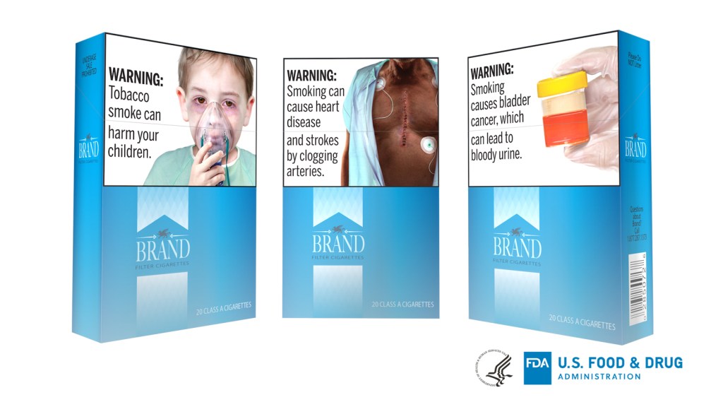 The U.S. Food and Drug Administration has proposed cigarette packaging carrying graphic new health warnings.